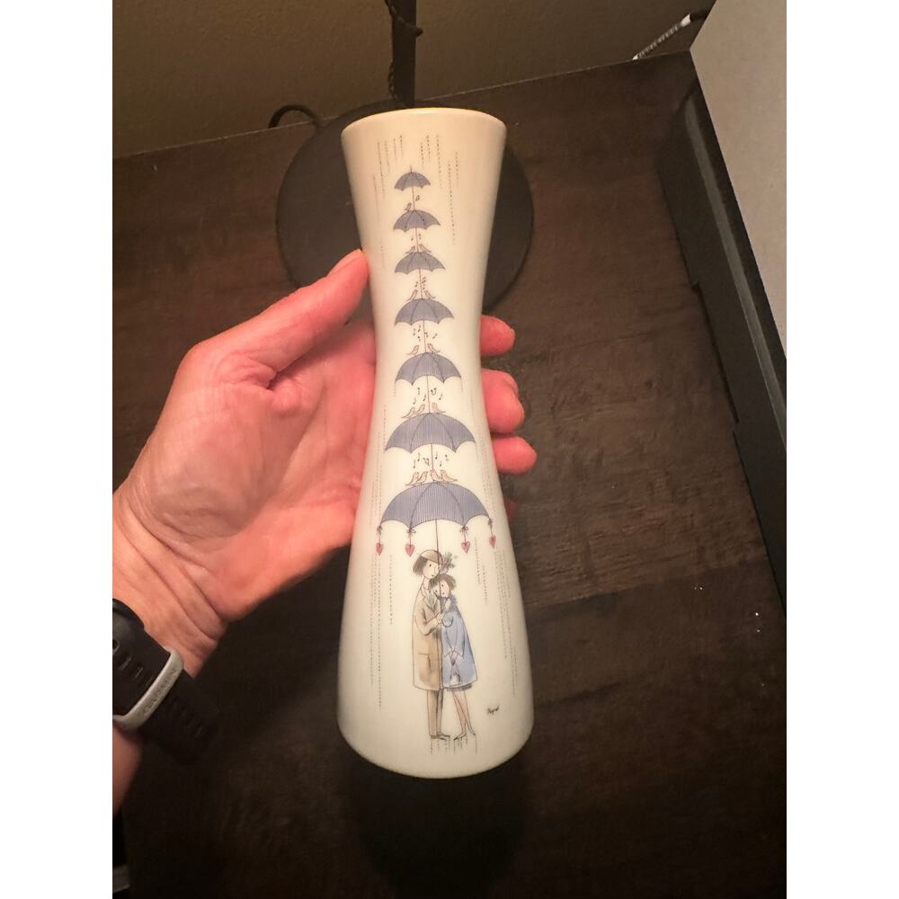 60'S ROSENTHAL RAYMOND PEYNET PORCELAIN VASE - Picture 2 of 4